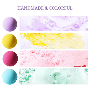 Balles <span class=keywords><strong>de</strong></span> bain organiques <span class=keywords><strong>de</strong></span> couleurs mélangées, jouets à bulles pour onduler, ensemble <span class=keywords><strong>de</strong></span> 8 pièces, pour cosmétique, 120g, livraison gratuite - Product Image 5