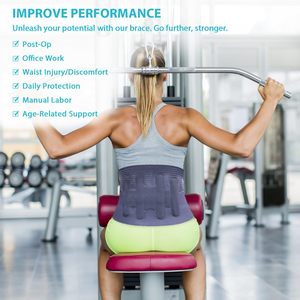 Pain Relief đàn hồi eo giải nén vành đai thắt lưng cột sống trở lại hỗ trợ Brace nhà sản xuất - Product Image 2