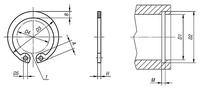 Retaining Rings for Bores DIN472 Circlips for Holes Internal Circlips Stainless Steel 1.4122 Lock Washer