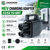 Adaptateur de charge HEV CCS2 vers GBT, chargeur rapide DC, connecteur EVSE Type 2, adaptateur de charge pour véhicules électriques européens, adaptateur de charge EV de Chine, connecteur CHAdeMO