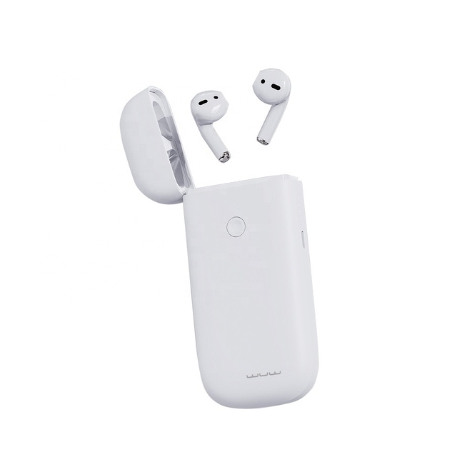 New Quality Wireless Headset with Power Bank Function 5200mah Wireless Earbuds for iphone for Android