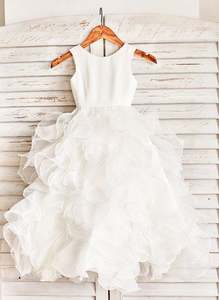 Yoliyolei Kinderen Mouwloze Borduurwerk Prinses Pageant Jurken Kids Prom Baljurk Meisje Kleding Feestjurk - Product Image 6