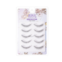B12 Cils à bande transparente professionnels Bande fine en plastique pour une utilisation en salon Styles naturels à glamour