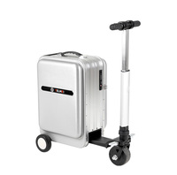 Valise intelligente de 20 pouces certifiée FCC avec chargement USB, transportable et adaptable pour le commerce mondial