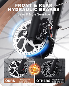 סין ZEEGR 48V 2000W 22.4Ah Ebike קדמי השעיה Mtb אופניים חשמליים שומן צמיג אופני הרים חשמליים - Product Image 5