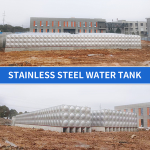 الأكثر مبيعًا ، خزان مياه الشرب المستطيل من الفولاذ المقاوم للصدأ ، خزان تخزين المياه 10 مكعب - Product Image 3