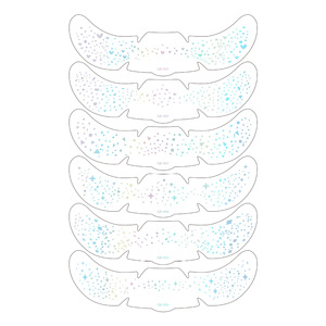 Glitter Freckles Face <b>Tattoo</b> Sticker Gold Silver Water Transfer Makeup Patch for Party Stage - Product Image 5