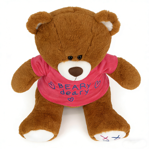 Customized Brown teddy <b>bear</b> plush toy, Large teddy <b>bear</b> stuffed animal, Soft huggable teddy <b>bear</b>, <b>Cute</b> sitting teddy <b>bear</b> plush - Product Image 3