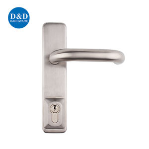 נירוסטה חירום מנעול escutcheson ידית חיתוך ידית דלת חומרה דלת תא - Product Image 2