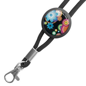 Lanière d'insigne de conception Logo époxy Nylon matériel porte-carte sangle de <span class=keywords><strong>cou</strong></span> <span class=keywords><strong>cordon</strong></span> rond lanière vierge - Product Image 4