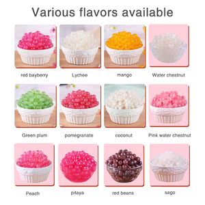 Suministros para Tiendas de Té de Burbujas: Perlas de Boba de Mango, <span class=keywords><strong>Tapioca</strong></span> y Perlas Explosivas, Ingredientes Halal para Té con Leche - Product Image 5