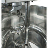 Mélangeur à spirale pour hot-dogs à double vitesse haute capacité, machine à pétrir électrique, usine alimentaire industrielle