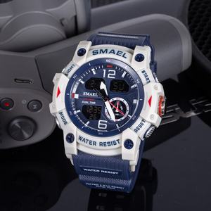 Relojes SMAEL 8007 para hombre, reloj deportivo analógico de plástico, resistente al agua, reloj de cuarzo de moda. - Product Image 4