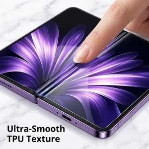 ฟิล์มไฮโดรเจล TPU ใสแบบซ่อมแซมรอยขีดข่วนอัตโนมัติ คุณภาพพรีเมียม สำหรับ iPhone Fold โทรศัพท์แบบพับได้ - Product Image 3