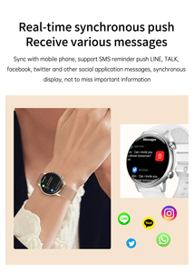 <span class=keywords><strong>Smartwatch</strong></span> HK39T IP68 alla Moda con Schermo AMOLED HD <span class=keywords><strong>da</strong></span> 1,19 Pollici, Fitness, Chiamate BT, NFC per Donne e Uomini - Product Image 4
