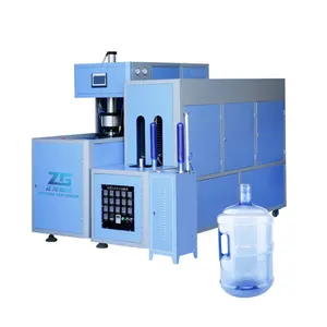 Semi-Automatische 3 Gallon 5 Gallon Plastic Fles Blaasvormmachine Een Holte Huisdier Blaasmachine Te Koop