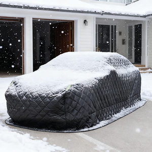 Housse de voiture protectrice contre la grêle, imperméable, épaisse, en coton, anti-neige, pour accessoires d'hiver - Product Image 5
