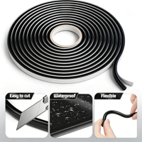 Scellant étanche pour phares 10 mm, colle butyle en caoutchouc pour rénovation, ruban adhésif butyle OEM pour la fabrication de phares