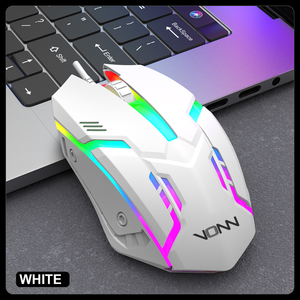 Chuột chơi game có dây LED cầu vồng giá rẻ V1, chuột quang USB có đèn nền cho máy tính để bàn, máy tính xách tay, game thủ, có sẵn trong kho - Product Image 2