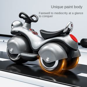 Motocicleta Eléctrica para Niños, <span class=keywords><strong>Triciclo</strong></span> Recargable para Niños y Niñas, Juguete para Bebés, Control Remoto, Doble Tracción, Plástico - Product Image 2