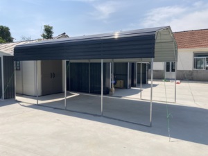 <span class=keywords><strong>Abri</strong></span> d'auto extérieur moderne Toit en tôle traitée sous pression en acier galvanisé pour parking, <span class=keywords><strong>jardin</strong></span>, garage <span class=keywords><strong>de</strong></span> stationnement mobile - Product Image 3