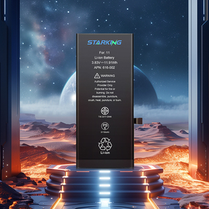 Sin mensaje Pop-up 100% Health Nueva batería <span class=keywords><strong>de</strong></span> teléfono <span class=keywords><strong>de</strong></span> litio <span class=keywords><strong>de</strong></span> ciclo 0 para Iphone Batterie 3 7 7p Se X Xr Xs Max 11 12 1pro 13 14 15 - Product Image 3