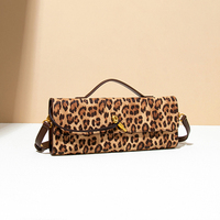 Nouveau Style Automne Hiver Collection Avancée Sac Tissé Fait Main Imprimé Léopard Léger pour Femme Sac Bandoulière Soirée