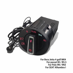Interruptor Automático de Faros Delanteros OEM <span class=keywords><strong>para</strong></span> <span class=keywords><strong>VW</strong></span> Passat B6 B7 B8 Polo Jetta MK4 MK5 Battle Seat - Product Image 6