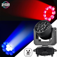 12 Stück 40W RGBW 4in1 Zoom Moving Head Light Bee Eye Wash Effekt DMX512 RDM für Outdoor-Konzert- und Theaterbeleuchtung