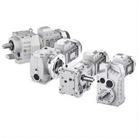 Moteur à engrenages hélicoïdaux à vis sans fin série R/S/K/F 17-187 avec frein ordinaire triphasé et moteur à fréquence variable