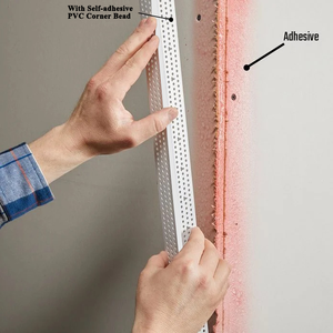 Di alta qualità autoadesiva PVC angolo perline rotolo di nastro per il sistema di <span class=keywords><strong>Stucco</strong></span> muro a secco di gesso angolo di protezione nel campo delle costruzioni - Product Image 6
