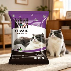 Litière pour chat en bentonite durable, agglomérante forte, 99 % sans poussière, non parfumée, Arena Para Gatos - Product Image 1