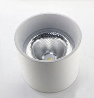 Plafonnier LED encastré concave anti-éblouissement pour aéroport, cylindre de 6 pouces, 20 W, avec couvercle en PC givré