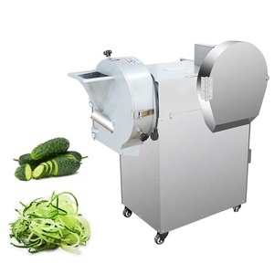 01 더블 헤드 야채 절단기 전기 슬라이서 상업용 양배추 분쇄기 칠리 생강 양파 절단기 푸드 프로세서 - Product Image 5