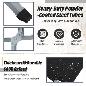 Hot bán du lịch ngoài trời dễ dàng mang theo khung kim loại bền gấp xách tay Trọng lượng nhẹ vườn bãi biển Ngủ Cắm Trại giường cot - Product Image 4