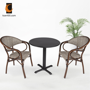 Cina Produttore Fuori Porta di Vimini Cafe Sedia in Stile Chaises Pour <span class=keywords><strong>Le</strong></span> Sedie Ristorante - Product Image 4