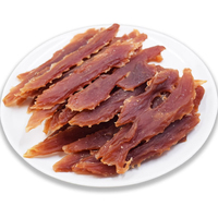 Groothandel LUSCIOUS Hoogproteïne Gezonde Hondensnoepjes Natuurlijk Zonder Toevoegingen Zachte Zalm Kabeljauw Rawhide Strip Jerky 0.2kg Spijsvertering Huid