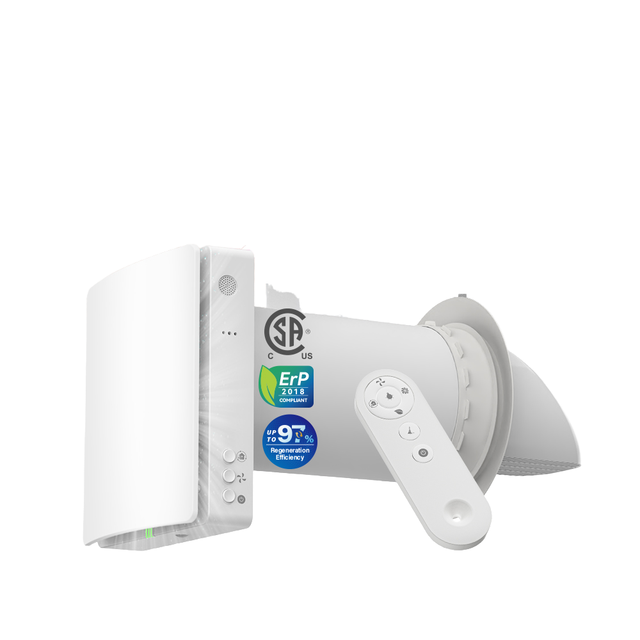 Erv Energy Heat Recovery Ventilation Unit HRV Wall Mounted Recuperator Mini Fan for Warehouse Room Bedroom