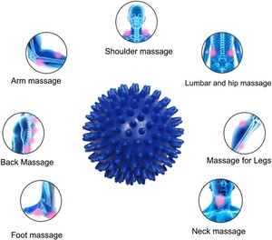 Bán buôn PVC massage bóng chân cơ bắp thư giãn bấm huyệt tập thể dục Massage Bóng Yoga HEDGEHOG bóng - Product Image 6