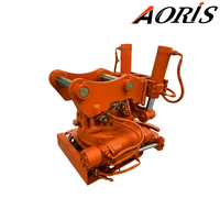 Penyesuaian Sudut Presisi 45 Derajat, Excavator Tilt Rotating Quick Coupler untuk Excavator 5-9 Ton