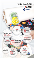 Rouleau de papier de sublimation à séchage instantané 24 pouces * 50 m, noyau de 2 pouces, pour Epson SureColor F500 F570 F530 – Approvisionnement direct usine