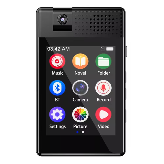 MP3 /MP4 Music Player 8/16GB 2.8 Inch Full Touch Screen HIFI Walkman with E-book Pedometer FM Radio