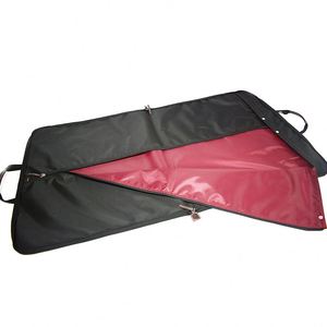 Free Sample Handmade Luxury Custom Black Foldable Oxford Travel <b>Suit</b> Cover <b>Carrier</b> Garment Bag for Men - Product Image 4