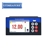 Enregistreur de données en temps réel 1-6 canaux Enregistreur de température Alarme USB Enregistreur graphique à thermocouple