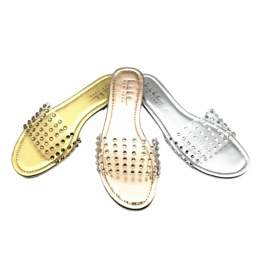 Zapatos de plástico transparente para mujer, Sandalias planas cómodas de ocio, zapatillas informales, zapatos planos