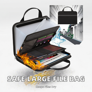 Waterproof and Fireproof Oxford Fashion <b>File</b> <b>Storage</b> Bag Foldable Large Capacity Organized Design - Product Image 2