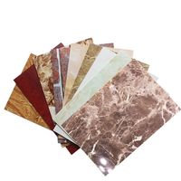 Panel Decorativo de Pared de PVC Fluorescente de Alto Brillo, Insonorizado, Clásico, para Dormitorio, Baño, Escalera, Uso Doméstico y Comercial