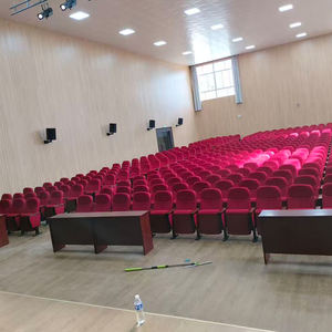 Sillas de teatro comerciales al por mayor de fábrica, asientos de Iglesia, sillas de auditorio escolar, respaldos de madera, <span class=keywords><strong>escritorios</strong></span>, telas - Product Image 6