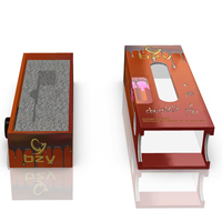 Scatola di Cartone di Lusso Personalizzabile con Cassetto, Goffratura e Laminazione Opaca, Confezione Scorrevole 0.5ml-2ml con Fodera in Spugna