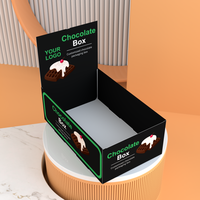 Caja de Exhibición de Cartón para Productos con Impresión Personalizada, Caja de Exhibición de Cartón para Mostrador, Caja de Exhibición de Cartón para Venta al por Menor